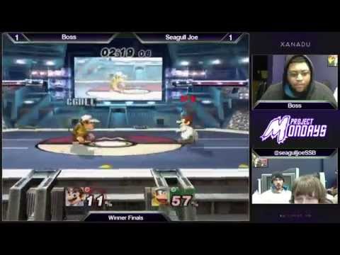 Project Mondays - Boss (Mario) vs Seagull Joe (Diddy Kong) Winner's Finals