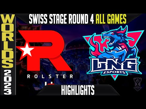 KT vs LNG Highlights ALL GAMES | S13 Worlds 2023 Swiss Stage Day 7 Round 4 | KT Rolster vs LNG Espor