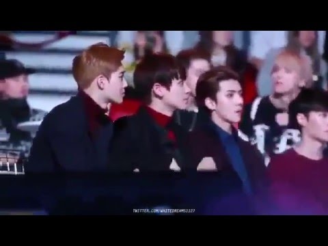 Exo Chanyeol dance Lion Heart [SNSD] on MAMA 2015