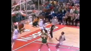 Anthony Roberts with the And-1 Dunk vs. Sonics (1978 WCF)