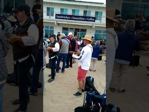 Sons of the Beach ukulele group, Santa Cruz, Calif., July 6, 2019
