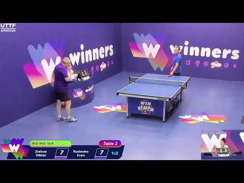 WINners CUP table 2  02.11 Ziakun Viktor - Rudenko Ivan  21:45