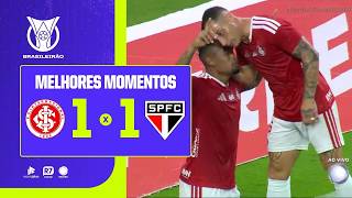INTERNACIONAL 1 x 1 SÃO PAULO | MELHORES MOMENTOS DA 9ª RODADA DO BRASILEIRÃO