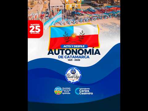 ACTO Y DESFILE AUTONOMIA DE CATAMARCA PUERTA DE CORRAL QUEMADO - BELEN CATAMARCA