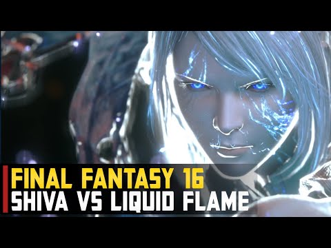 Final Fantasy 16 Shiva vs Liquid Flame (Jill confronts her father)