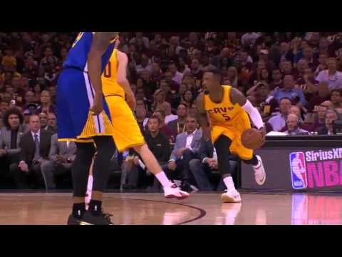 NBA, playoff 2015, Cavaliers vs. Warriors, Round 4, Game 3, Move 23, J.R. Smith, 3 pointer