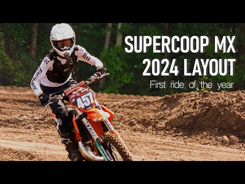 SUPERCOOP MX 2024 Layout! First Ride of the Year!