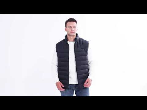 Stay Warm with GOKOZY Men's Heated Puffer Vest – 15 Heating Zones & Dual Control