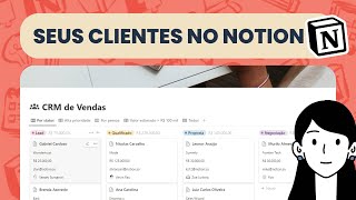 Vamos começar - Como organizar seus clientes usando Notion | Com templates gratuitos do Notion!