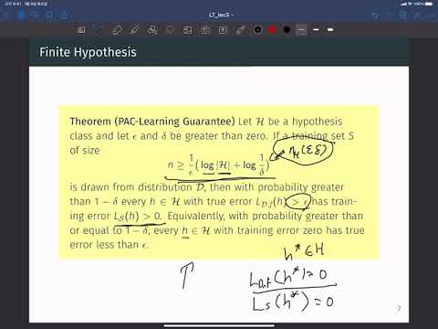 [W3-3] Finite Hypothesis set