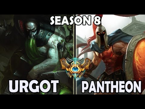 SKT FAKER plays Urgot vs Pantheon Ranked Challenger Korea