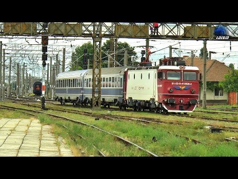 060-EA1 41-0928-2 & IR73-2”Traianus” Budapest Keleti-București Nord in Gara Timișoara Nord Station