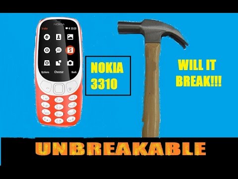 HAMMER TEST OF NOKIA PHONE |WILL IT BREAK!!! |NOKIA 3310|
