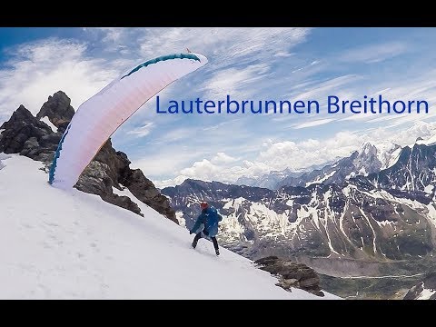 Flying of Lauterbrunnen Breithorn