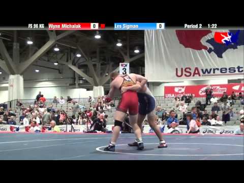 Wynn Michalak vs. Les Sigman at 2013 Las Vegas/ASICS U.S. Open