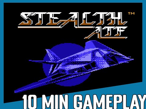10 Minute Gameplay: Stealth ATF (1989) NES