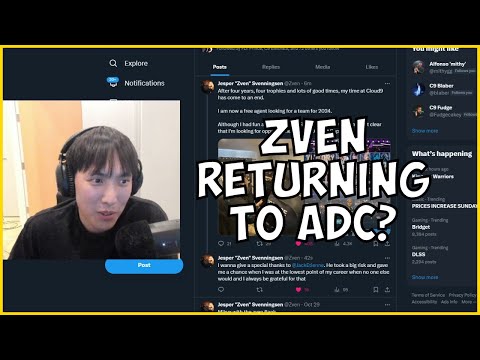 Doublelift Reacts to Zven Leaving Cloud9