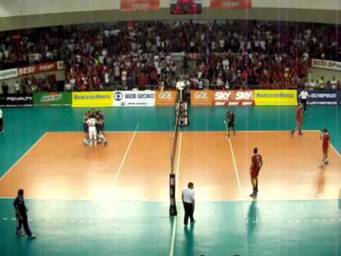 SESI SP X Minas - Últimos pontos - 3º jogo - 08/04/2011 - SemiFinal SuperLiga 2011