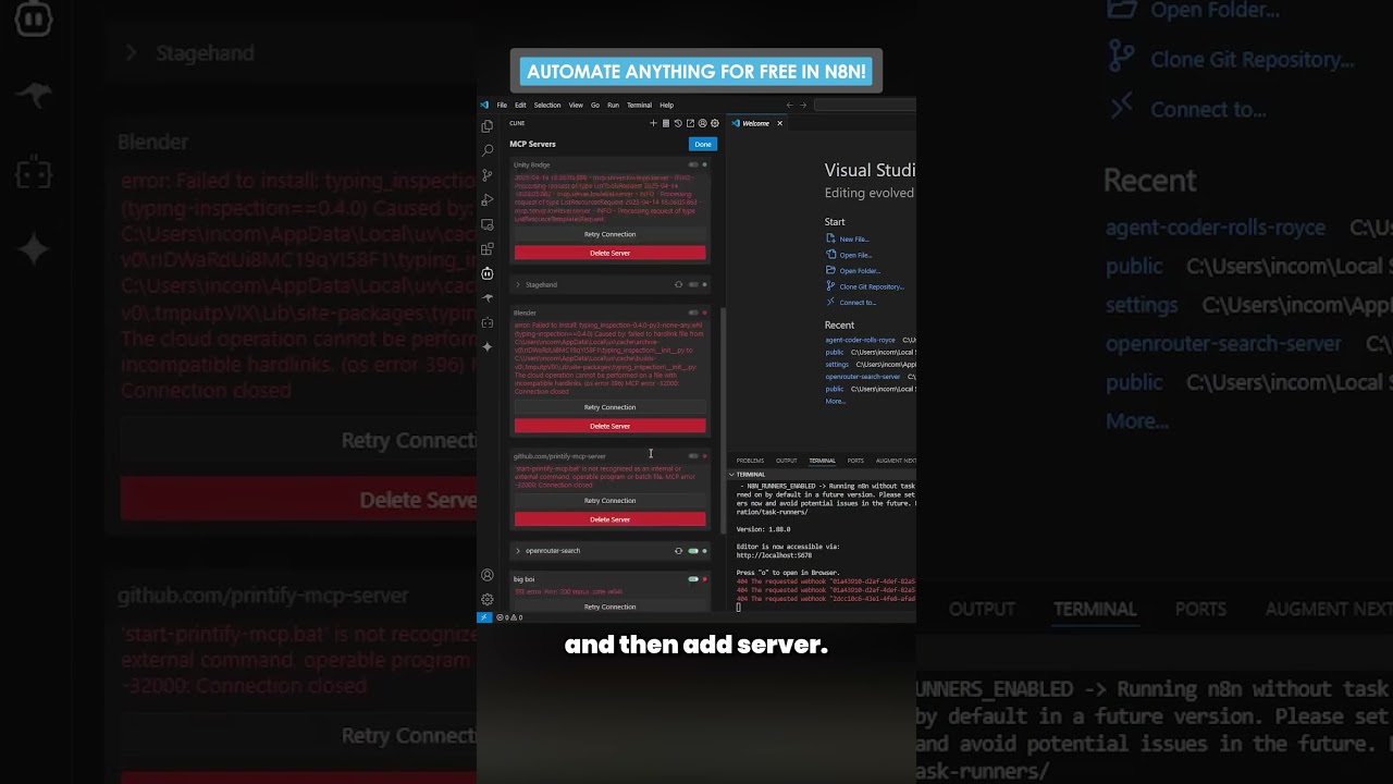 Unlimited Automations in N8N for FREE! #automation #n8n