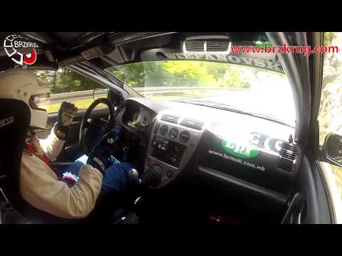 Igor Stefanovski (MKD) on-board CAZIN 2012  1st run: 2:38.963