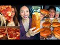TIKTOK Mukbang Compilation Pizza Hut Chipotle Five Guys Shake Shack Starbucks More