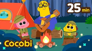 Campsite Safety Song + and More! | Be Safe! Kids Songs Compilation | Cocobi
