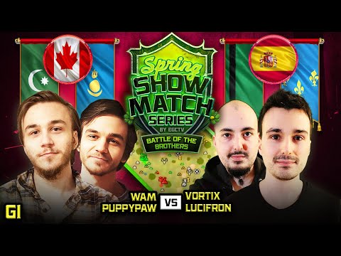 Battle of the Brothers: VortiX & LucifroN7 vs Wam01 & 1PuppyPaw - G1