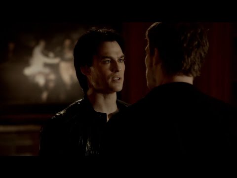 TVD 3x11 - Damon tells Klaus to do what Stefan says, he took Elena and he's threatening her | HD