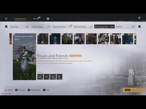 Rivals and Friends | South Imperial Garden Part 2 | Wandering Tales | Where Winds Meet