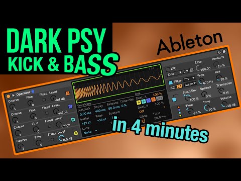 Basic DarkPsy Kick and Bass Tutorial for Beginners!