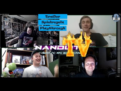 NANOLITH: Cyberpunk RPG Brettspiel - Trailer, REGELERKLÄRUNG und Gameplay [deutsch]