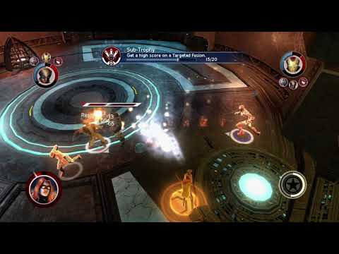 Ultimate Alliance 2 Iron Man,Captain America,Wolverine,Spider-Man vs Firestar