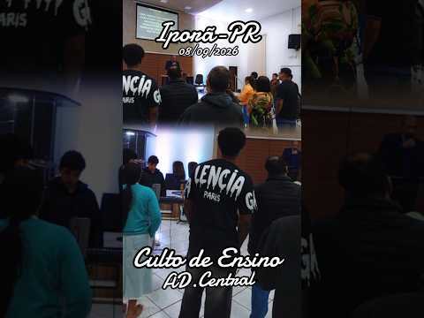 #cultto #hoje #de #estudo #foi #benção  Iporã-PR