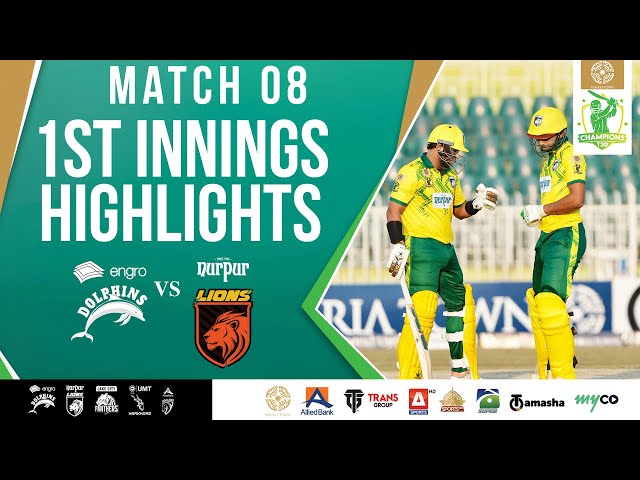 1st Innings Highlights | Engro Dolphins vs Nurpur Lions | Match 8 | Bahria Town Champions Cup 2024 1st Innings Highlights | Engro Dolphins vs Nurpur Lions | Match 8 | Bahria Town Champions Cup 2024