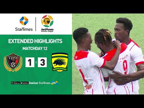 Legon Cities 1 : 3 Asante Kotoko | Highlights | betPawa Premier League | MD 12