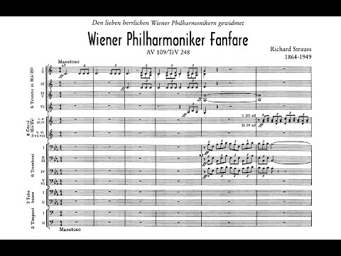 Strauss - Vienna Philharmonic Fanfare [score]