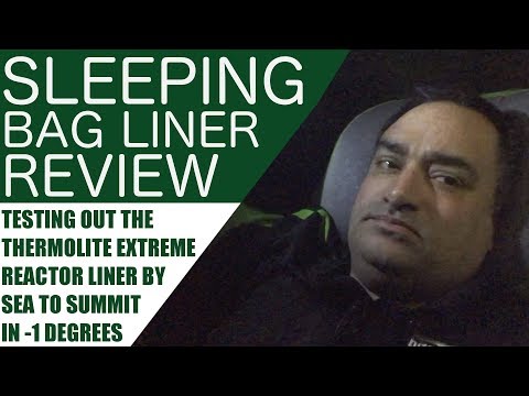 Sea To Summit Thermolite Reactor Extreme Liner Review & Demonstration | Warm Sleeping Bag Liner