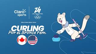 Curling Milano Cortina 2026 en vivo | Canadá vs Estados Unidos | Partido por el bronce femenil