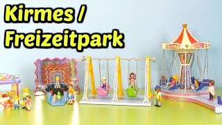 Playmobil Freizeitpark unboxing 9482:  Riesenrad, Schiffschaukel, Dosenwerfen / Kinder Spielzeugwelt