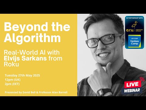 Beyond the Algorithm: Real-World AI with Elvijs Sarkans from Roku