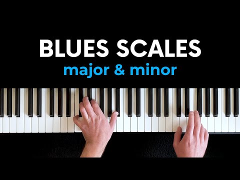How to play BLUES SCALES on piano