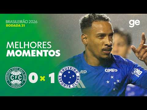 Gols e melhores lances de Coritiba x Cruzeiro
