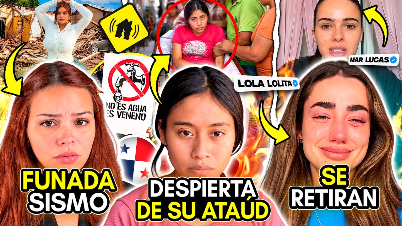 DESPIERTA de SU ATAÚD! INFLUENCER FUNADA por FOTOS en SISMO! LOLA LOLITA se RETIRA! ALERTA AGUA!