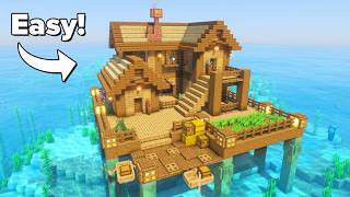 Minecraft: How to Build a Lake House | Tutorial🏠