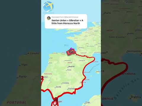 The map of iberian Union #country #map #geographythroughmaps #europe #geography