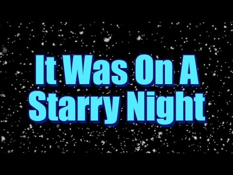 It Was on a Starry Night 🎶 | Christmas Song | Sing Along With Lyrics