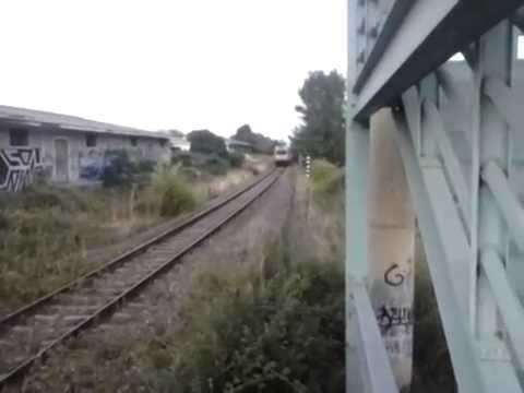 AEG DMU near Karditsa station (27/5/2014)