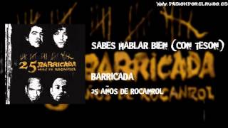 05   SABES HABLAR BIEN CON TESON [BARRICADA 2008 - EN LA BAJERA - 25 AÑOS DE ROCANROL]