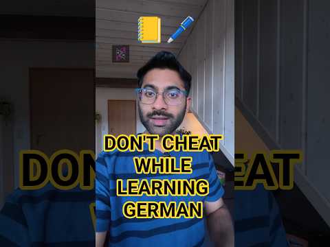 Don't Make This Mistake While Learning German