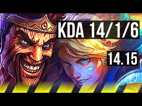 DRAVEN & Ivern vs EZREAL & Pyke (ADC) | 14/1/6, 67% winrate, Legendary | EUW Diamond | 14.15